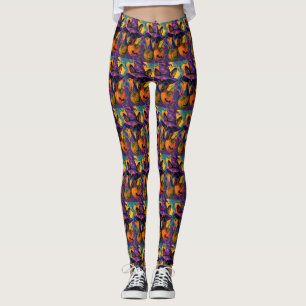 Leggings Éffrayant australien Kelpie Citrouille Halloween