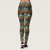 Leggings Éffrayant australien Terrier Halloween (Dos)