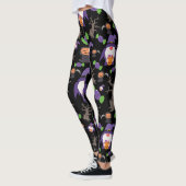 Leggings Éffrayant Halloween Witch Gnome (Gauche)