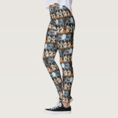 Leggings Éffrayant japonais Halloween Chin (Gauche)