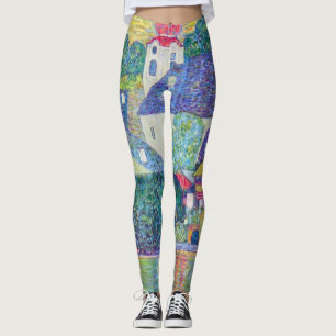 Leggings Eglise St Wolfgang par Gustav Klimt, Art Victorien