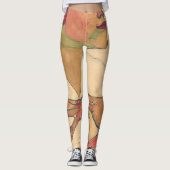 Leggings Egon Schile Self Portrait With Hands On Chest (Devant)