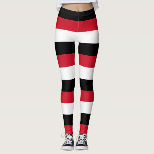 Leggings Égypte Couleurs du drapeau national horizontales t