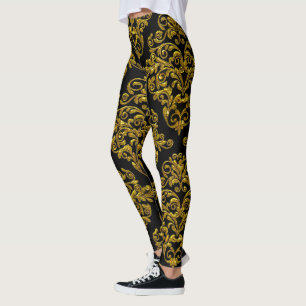 Leggings Élégance Big Sassy Damask