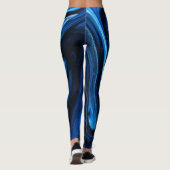 Leggings Élégance Bleue (Dos)