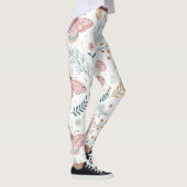 Leggings Élégance Botanique de Jardin Papillon Floral Paste (Droite)