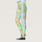 Leggings Élégance de la Renaissance baroque Rococo (Gauche)