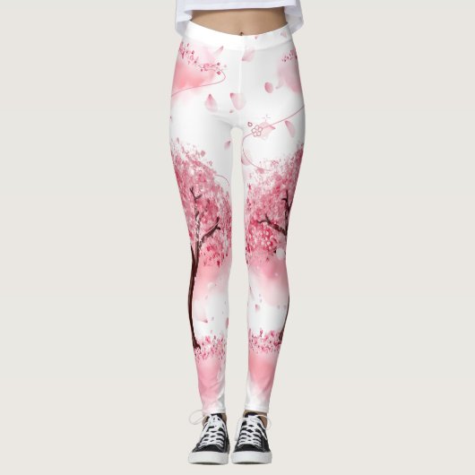 Leggings Élégance de Sakura Breeze (Devant)