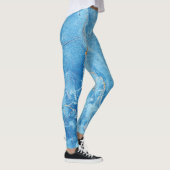 Leggings Élégance du marbre : Surface texturée naturelle. (Droite)
