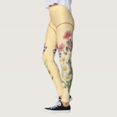 Leggings Élégance florale : floraison en harmonie (Gauche)