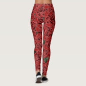 Leggings Elégance Rose Rouge (Dos)