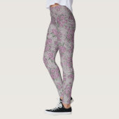 Leggings Elégant Ange Moderne Vintage Floral tendance (Gauche)