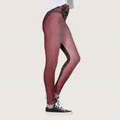 Leggings Élégant bordeaux moderne (Droite)