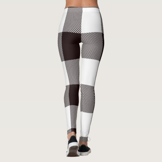 Leggings Élégant Brown et blanc (Dos)
