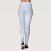 Leggings Élégant chic Abstrait de jambières botaniques flor (Dos)