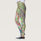 Leggings Élégant Corail et Chartreuse Limelight Hydrangea (Gauche)