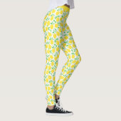 Leggings Élégant Cute Lemon Fruit Jaune Orchard Yoga (Droite)