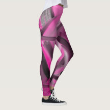 Élégant Féminin Rose Chaud Art Moderne Noir