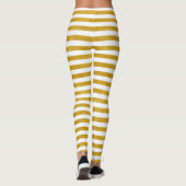 Leggings Elegant Gold Stripe - Personnalisation de votre co (Dos)