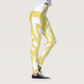 Leggings Elegant Golden Ornamental Pattern Design (Droite)