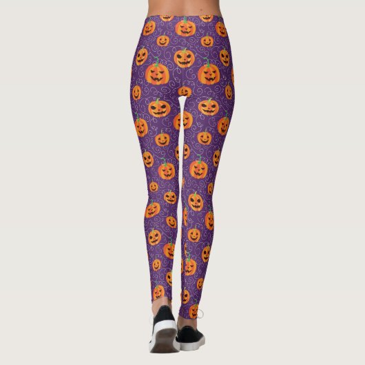 Leggings Élégant Jack O'Lanterns (Dos)