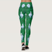 Leggings Élégant Lapin Lapin Herbe Animale (Dos)