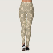 Leggings Élégant Leggement Couleur Douce avec Décor sans Se (Dos)