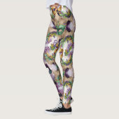 Leggings Elégant Masque Mardi Gras (Gauche)