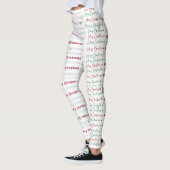 Leggings Elegant Merry Christmas Typography (Gauche)