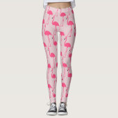 Leggings Élégant modèle flamant rose mignon (Devant)