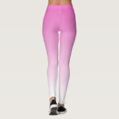 Leggings Élégant Moderne Cute Modèle femmes rose Gradient (Dos)