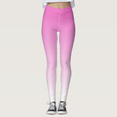 Leggings Élégant Moderne Cute Modèle femmes rose Gradient (Devant)