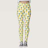 Leggings Élégant Motif d'ananas (Devant)
