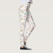 Leggings Elégant Motif d'aquarelle d'automne (Droite)