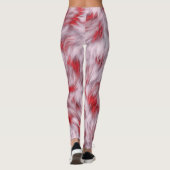 Leggings Élégant Motif de fourrure souple Abstrait | (Dos)