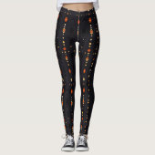 Leggings Élégant Motif de perles (Devant)