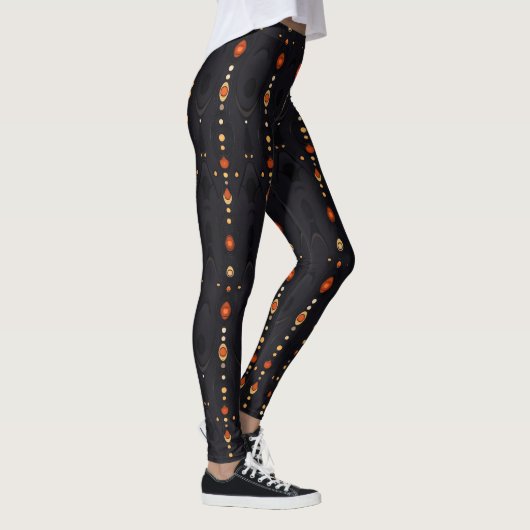 Leggings Élégant Motif de perles (Droite)