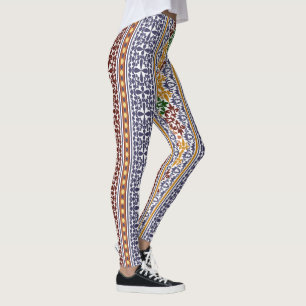 Leggings élégant motif ethnique