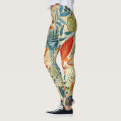 Leggings Élégant Motif floral moderne (Gauche)