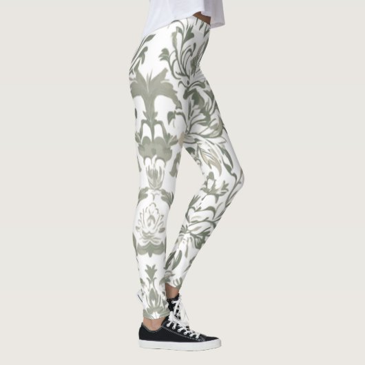 Leggings Élégant motif floral Vintage (Droite)