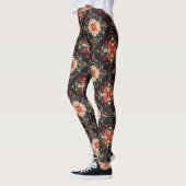 Leggings Élégant Motif persan doré (Gauche)