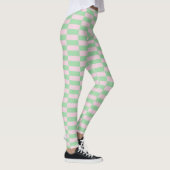 Leggings Élégant Motif rose vert (Droite)