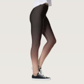 Leggings Élégant Ombre noir et beige (Droite)