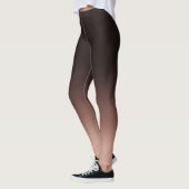 Leggings Élégant Ombre noir et beige (Gauche)
