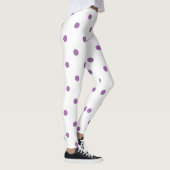 Leggings élégant pois violet (Droite)