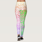 Leggings Élégant Poster de animal Léopard Ipanema coloré (Dos)