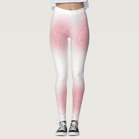 Leggings Elégant Rose Gold Moderne Modèle tendance (Devant)