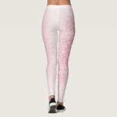 Leggings Elégant Rose or moderne Modèle tendance (Dos)