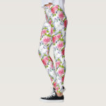 Leggings Élégant Rose Rose Girly Chic Floral Pattern<br><div class="desc">Ce design moderne présente un motif rose rose floral #leggings #vêtements #vêtements #cadeaux #fitness #sports #fitnessvêtements #fitness #mode #mode #mode #style #style #tendance #tendance #floral</div>