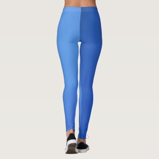 Leggings Elégant rustique ciel bleu naturel (Dos)